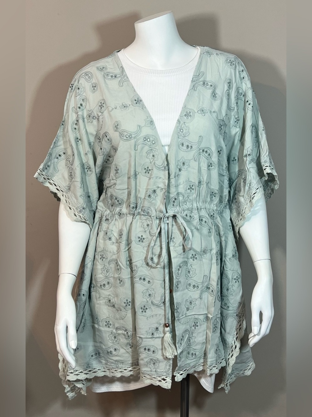 Surf Gypsy Mint Green Shrug/Kimono